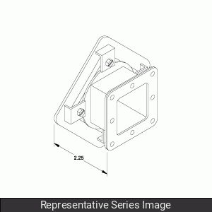 Hammond 1487EV2SS Stainless Steel Wireway Swivel Nipple, 8" x 8", 304 Stainless Steel.