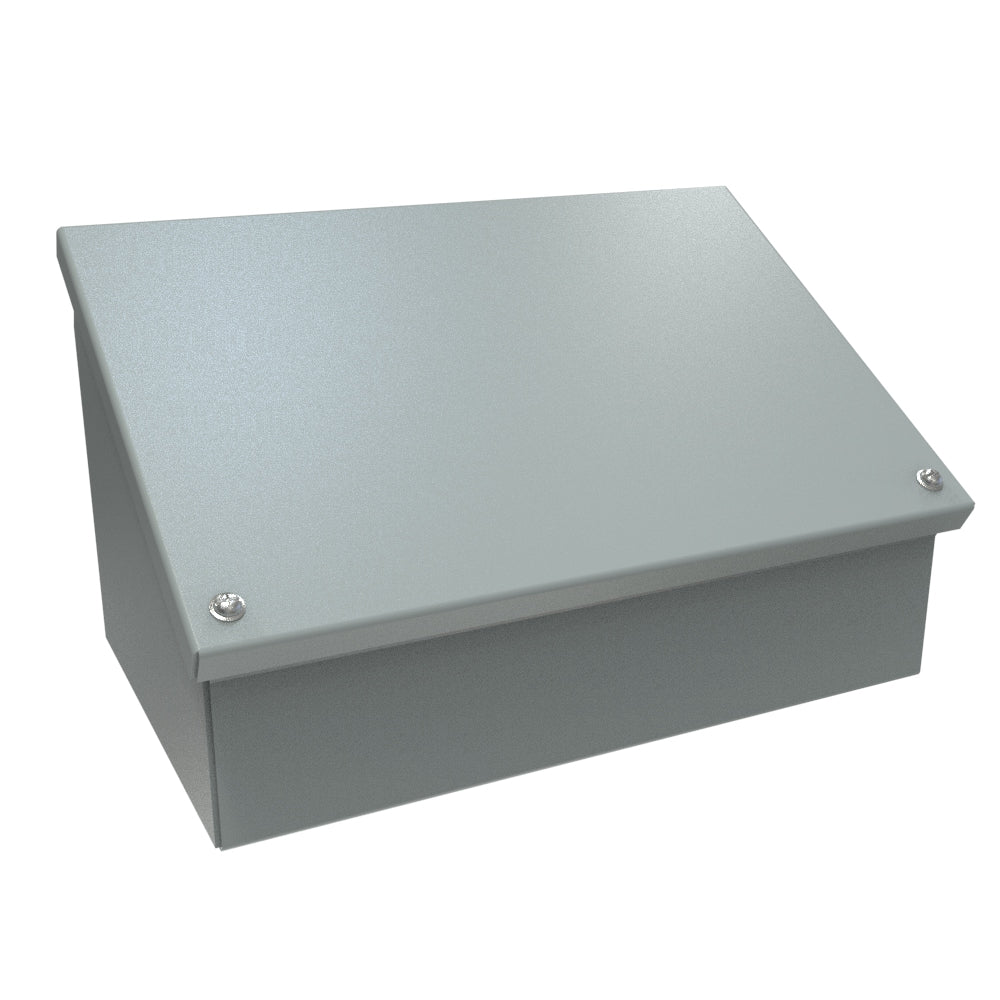 Hammond 1488EH7 N12 Consolet - 8" x 12" x 7.15" - Steel/Gray