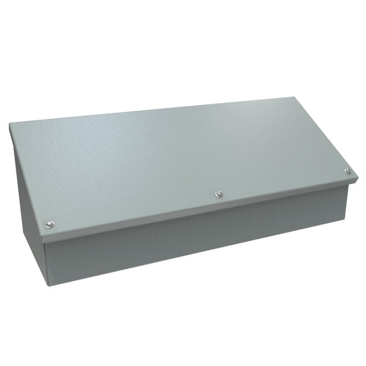 Hammond 1488EL7 N12 Consolet - 8" x 20" x 7.15" - Steel/Gray