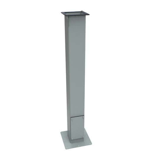 Hammond 1495C35 1495 Series Pedestal Column, 36" H x 4" W x 4" D, Steel/ANSI 61 Gray.