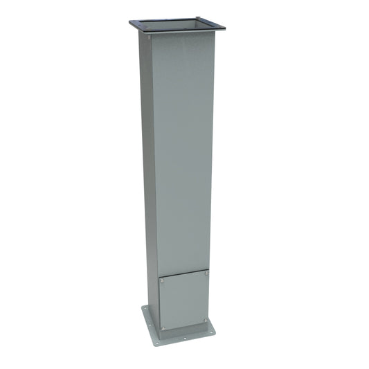 Hammond 1495D35 1495 Series Pedestal Column, 36" H x 6" W x 6" D, Steel/ANSI 61 Gray.