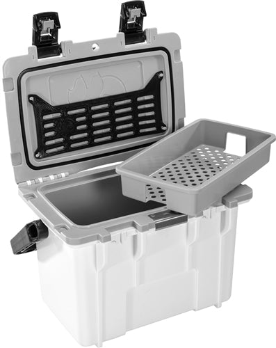 Pelican 14Q-1-WHTGRY 14QT White/Grey Personal Cooler (ID 12.75"L x 7.25"W x 8.75"H)