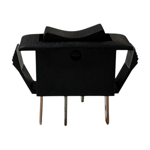 Eaton 1506-11E Rocker Switch SPDT (On)-Off-(On), 10A@125VAC/250VAC/28VDC, Black, QC Terminals