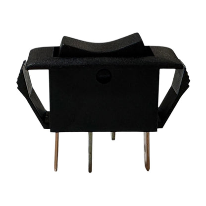 Eaton 1506-11E Rocker Switch SPDT (On)-Off-(On), 10A@125VAC/250VAC/28VDC, Black, QC Terminals