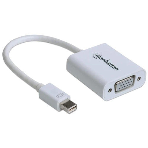 Manhattan 151382 Mini Displayport to VGA Adapter, Mini Displayport Male to VGA Female, Active