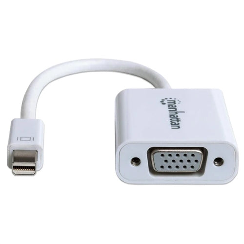 Manhattan 151382 Mini Displayport to VGA Adapter, Mini Displayport Male to VGA Female, Active