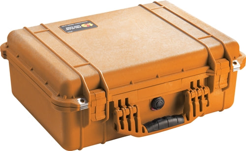 Pelican 1520NF Protector Case with No Foam (Empty), Orange (ID 18.06"L x 12.89"W x 6.72"D) Mfr# 1520-001-150