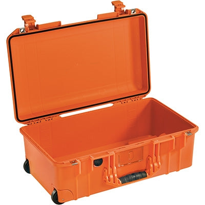 Pelican 1535NF Air Carry-On Case with No Foam (Empty), Orange, (ID 20.39"L x 11.20"W x 7.21"D) Mfr# 015350-0012-150