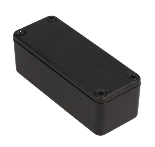 Hammond 1550ABK Black Diecast Aluminum Enclosure 3.5" x 1.38" x 1.02"