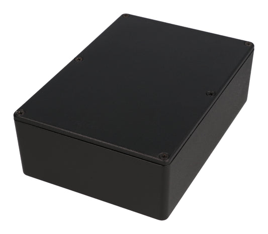 Hammond 1550EBK Black Diecast Aluminum Enclosure 6.73" x 4.76" x 2.01"