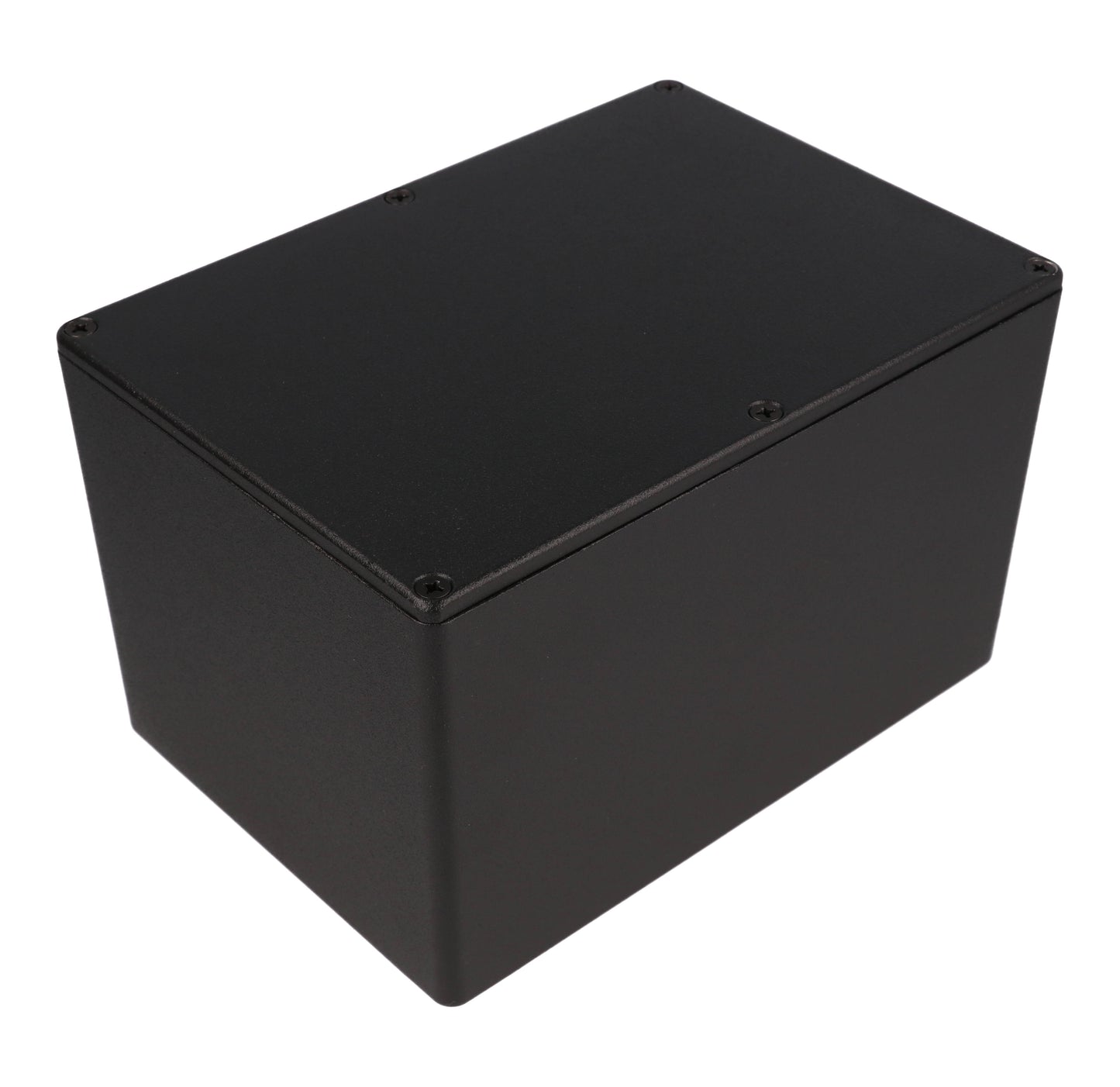Hammond 1550FBK Black Diecast Aluminum Enclosure 6.73" x 4.76" x 3.98"