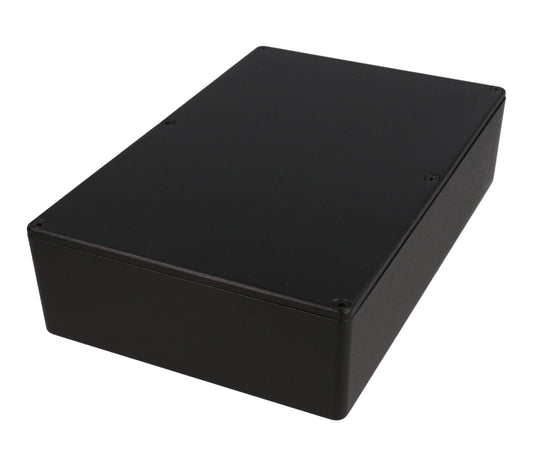 Hammond 1550GBK Black Diecast Aluminum Enclosure 8.74" x 5.75" x 2.01"