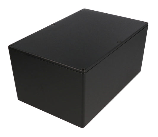 Hammond 1550HBK Black Diecast Aluminum Enclosure 8.74" x 5.75" x 3.98"