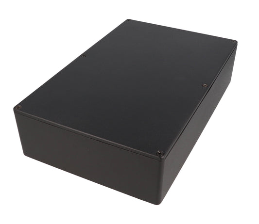 Hammond 1550JBK Black Diecast Aluminum Enclosure 10.83" x 6.89" x 2.46"