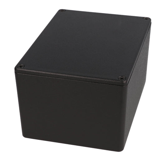 Hammond 1550KBK Black Diecast Aluminum Enclosure 5.51" x 4.02" x 2.85"