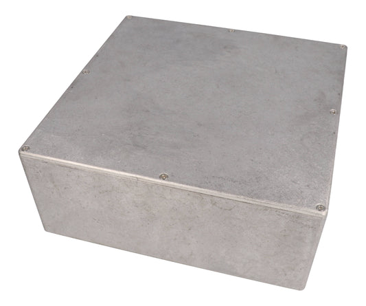 Hammond 1550N Diecast Aluminum Enclosure 9.85" x 9.85" x 3.82"