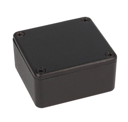 Hammond 1550QBK Black Diecast Aluminum Enclosure 2.36" x 2.17" x 1.02"