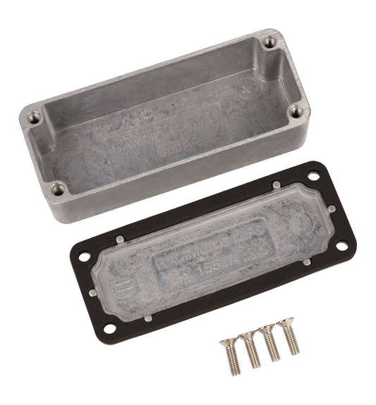 Hammond 1550WA Watertight Diecast Aluminum Enclosure 3.5" x 1.38" x 1.02"