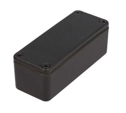 Hammond 1550WABK Black Watertight Diecast Aluminum Enclosure 3.5" x 1.38" x 1.02"