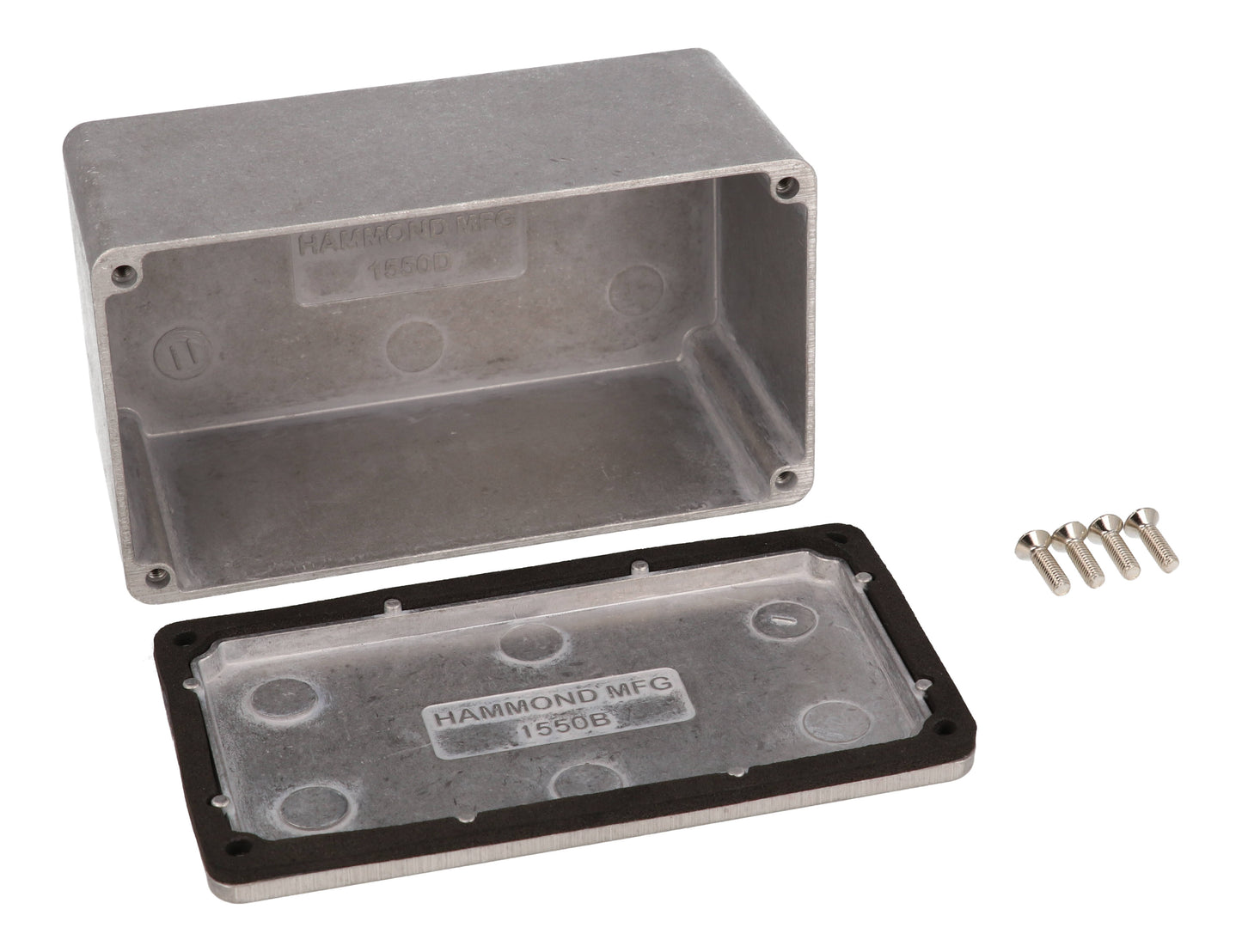 Hammond 1550WD Watertight Diecast Aluminum Enclosure 4.51" x 2.52" x 2.01"