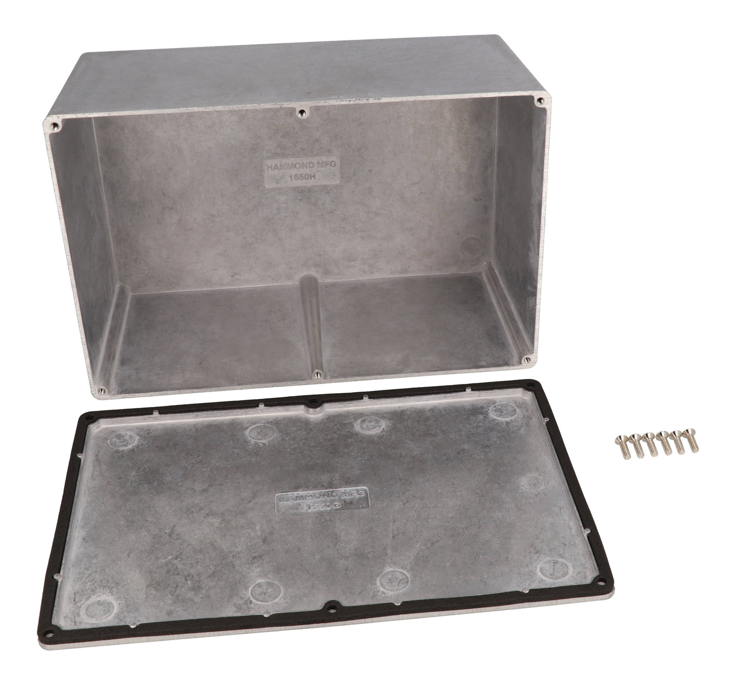 Hammond 1550WH Watertight Diecast Aluminum Enclosure 8.74" x 5.75" x 3.98"