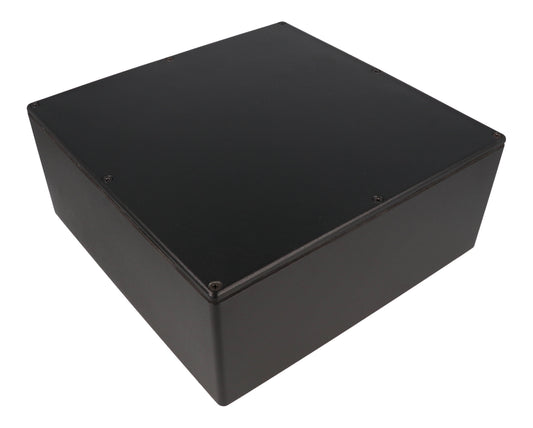Hammond 1550WNBK Black Watertight Diecast Aluminum Enclosure 9.85" x 9.85" x 3.82"