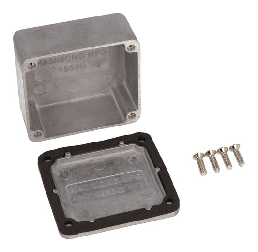 Hammond 1550WQ Watertight Diecast Aluminum Enclosure 2.36" x 2.17" x 1.02"