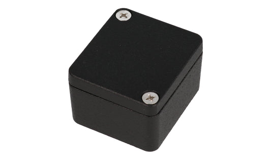 Hammond 1550Z101BK Black Watertight Diecast Aluminum Enclosure 1.98" x 1.78" x 1.2"