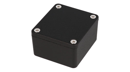 Hammond 1550Z104BK Black Watertight Diecast Aluminum Enclosure 2.54" x 2.3" x 1.39"