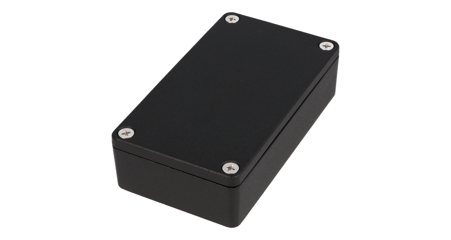 Hammond 1550Z106BK Black Watertight Diecast Aluminum Enclosure 4.54" x 2.58" x 1.2"