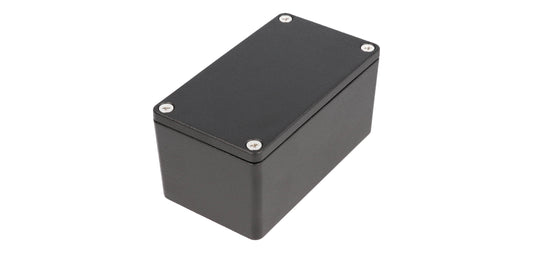 Hammond 1550Z111BK Black Watertight Diecast Aluminum Enclosure 4.54" x 2.58" x 2.18"