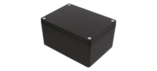 Hammond 1550Z115BK Black Watertight Diecast Aluminum Enclosure 5.84" x 4.27" x 2.97"