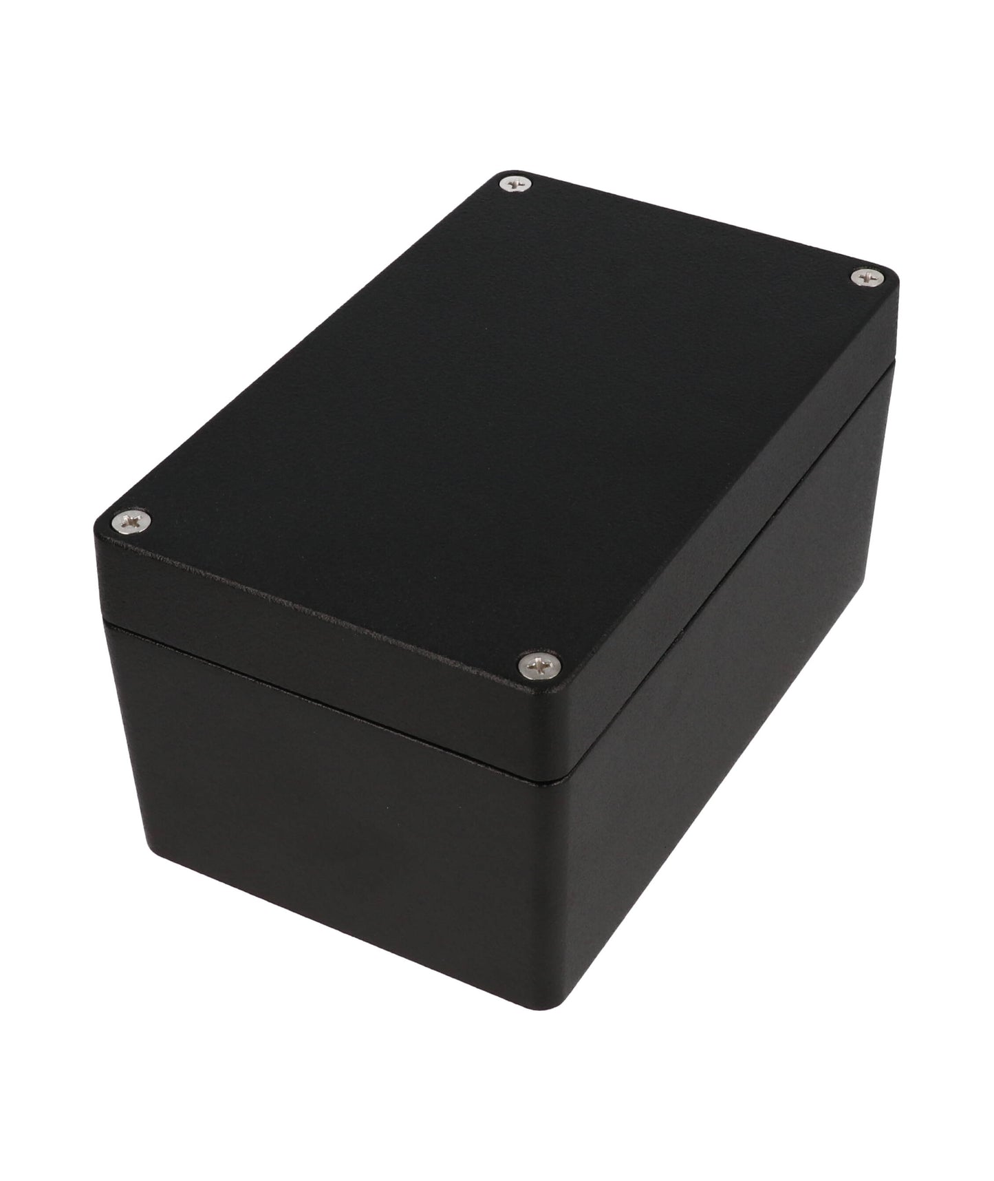 Hammond 1550Z117BK Black Watertight Diecast Aluminum Enclosure 6.32" x 3.95" x 3.2"