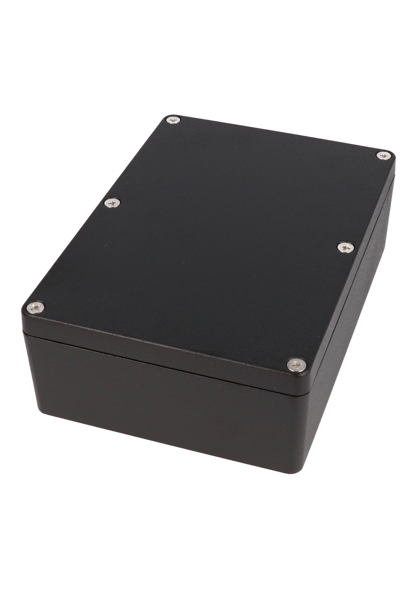 Hammond 1550Z120BK Black Watertight Diecast Aluminum Enclosure 6.74" x 4.77" x 2.18"