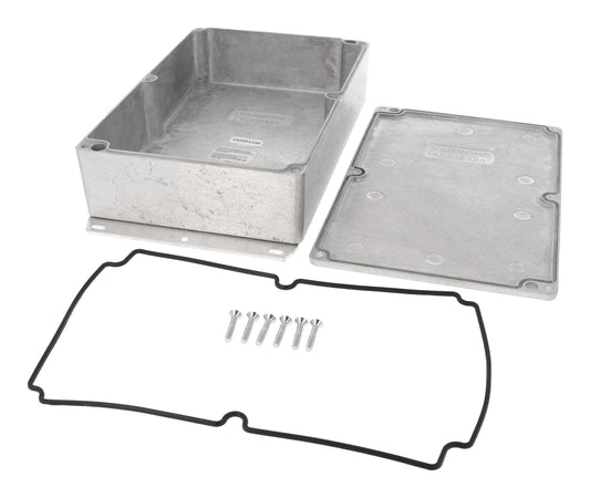 Hammond 1550Z124F Watertight Diecast Aluminum Enclosure Flanged 9.8" x 5.77" x 2.27"