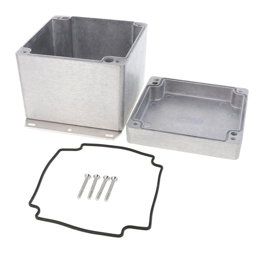 Hammond 1550Z137F Watertight Diecast Aluminum Enclosure Flanged 5.8" x 4.76" x 4.11"