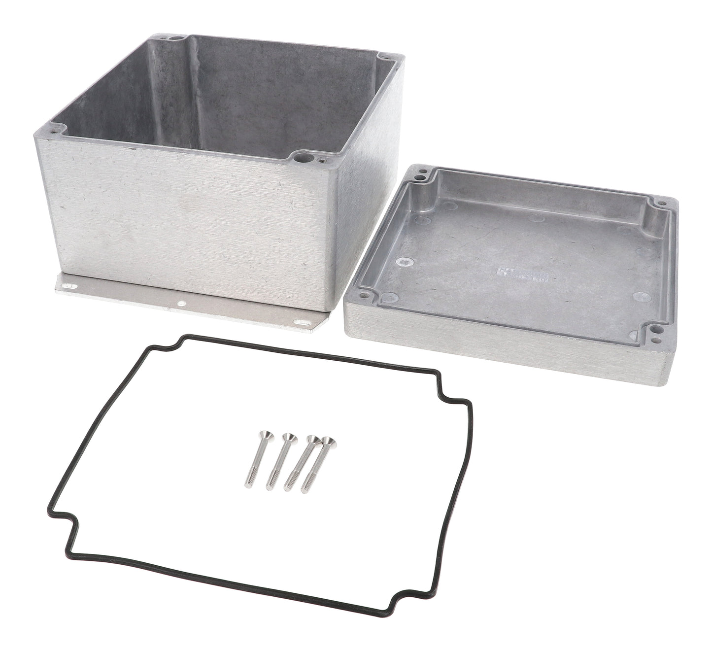 Hammond 1550Z139F Watertight Diecast Aluminum Enclosure Flanged 7.32" x 6.28" x 4.12"