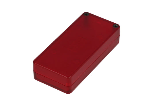 Hammond 1551CTRD Translucent Red Subminiature Plastic Enclosure 65mm x 30mm x 15.5mm