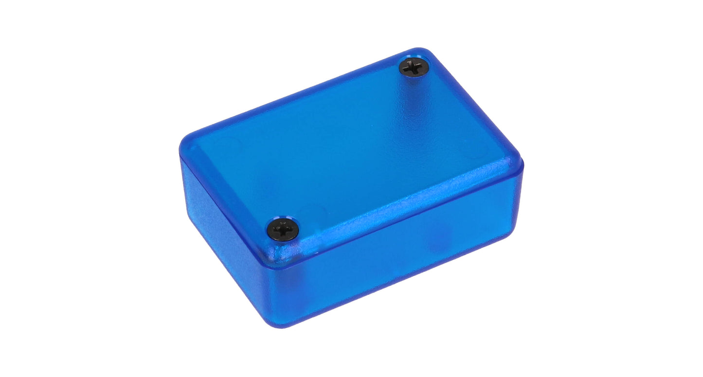 Hammond 1551GTBU Translucent Blue Plastic Enclosure 1.97" x 1.38" x 0.79"