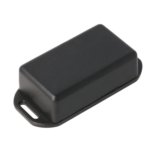 Hammond 1551HFLBK Black Plastic Enclosure with Flanged Lid 2.36" x 1.38" x 0.79"