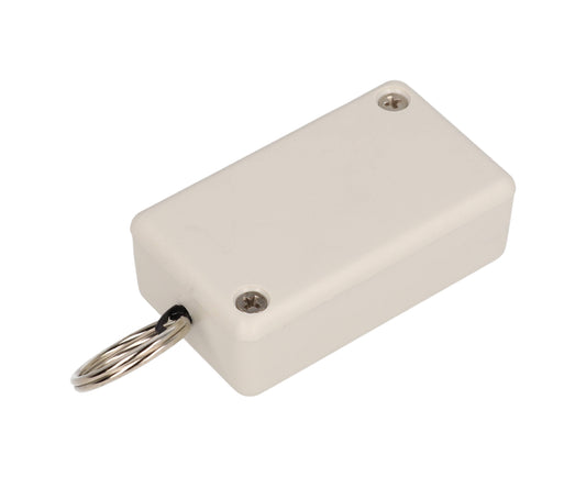 Hammond 1551HRGY Gray Plastic Enclosure with Key Ring 60mm x 35mm x 20mm