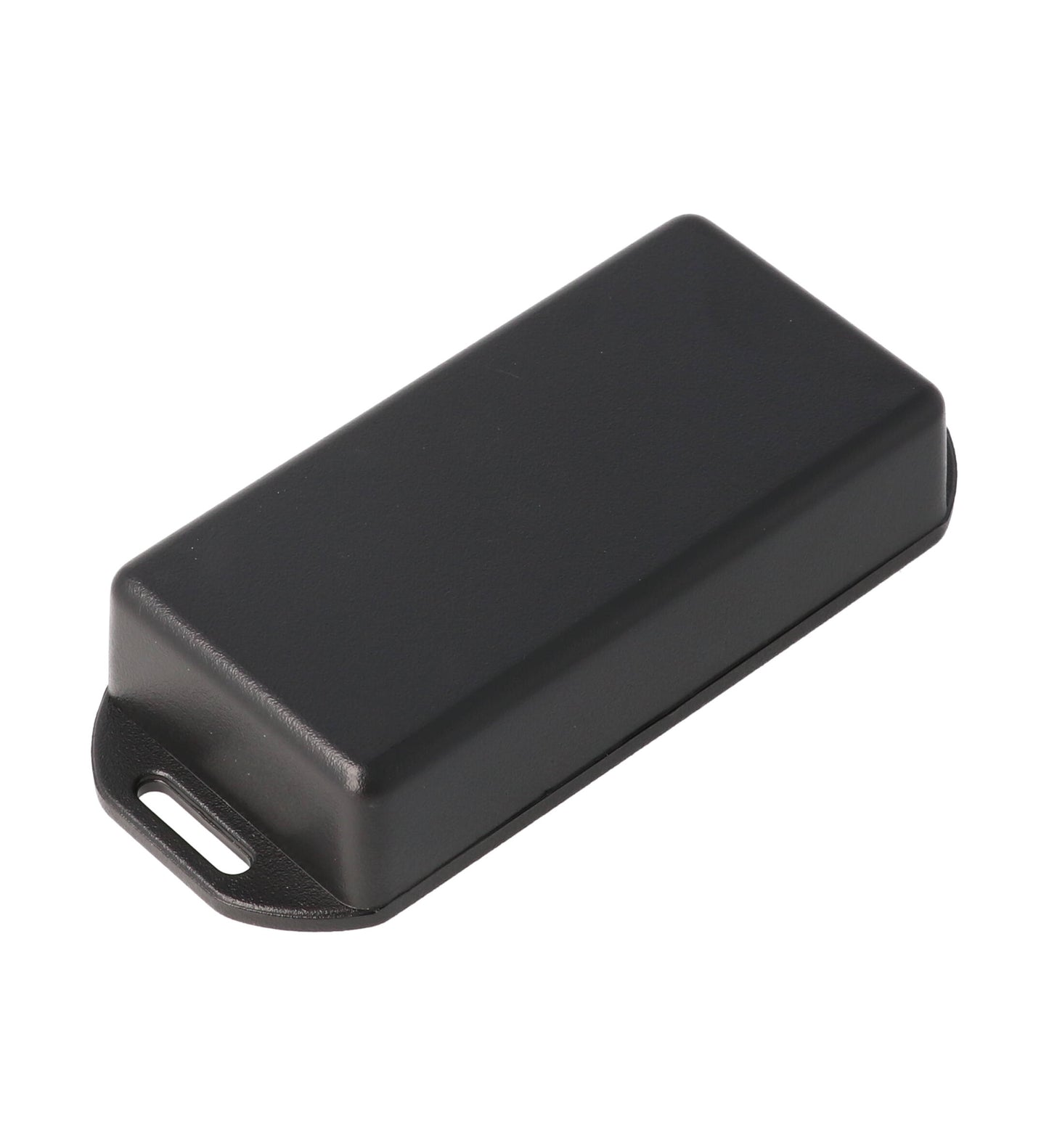 Hammond 1551KFLBK Black Plastic Enclosure with Flanged Lid 3.15" x 1.58" x 0.79"