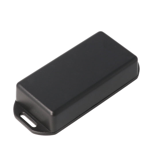 Hammond 1551KFLBK Black Plastic Enclosure with Flanged Lid 3.15" x 1.58" x 0.79"