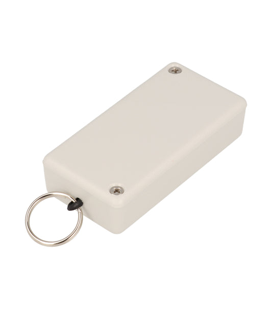 Hammond 1551KRGY Gray Plastic Enclosure with Key Ring 80mm x 40mm x 20mm