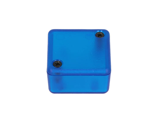 Hammond 1551MTBU Translucent Blue Plastic Enclosure 35mm x 35mm x 20mm