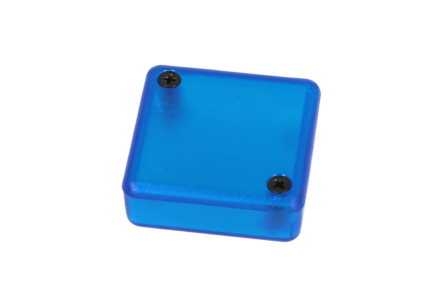 Hammond 1551QTBU Translucent Blue Plastic Enclosure 1.58" x 1.58" x 0.59"