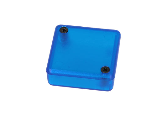 Hammond 1551QTBU Translucent Blue Plastic Enclosure 1.58" x 1.58" x 0.59"