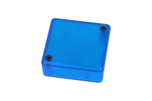 Hammond 1551RTBU Translucent Blue Plastic Enclosure 1.97" x 1.97" x 0.79"