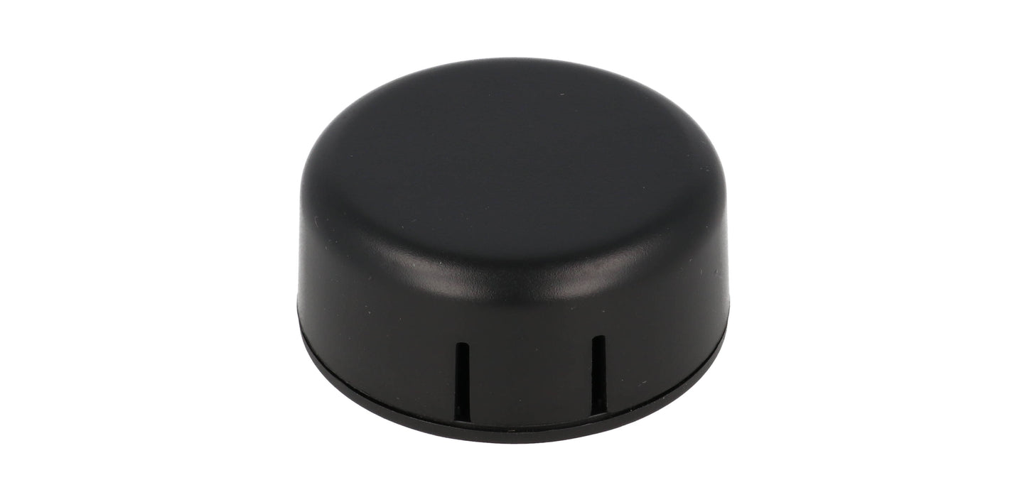 Hammond 1551SNAP11BK Black Round Plastic Snap-Fit Enclosure 45mm