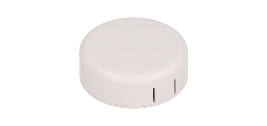 Hammond 1551SNAP12WH White Round Plastic Snap-Fit Enclosure 60mm